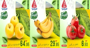 عروض المحلاوى ماركت من 7 ديسمبر حتى 11 ديسمبر 2025 الخضروات والفاكهة