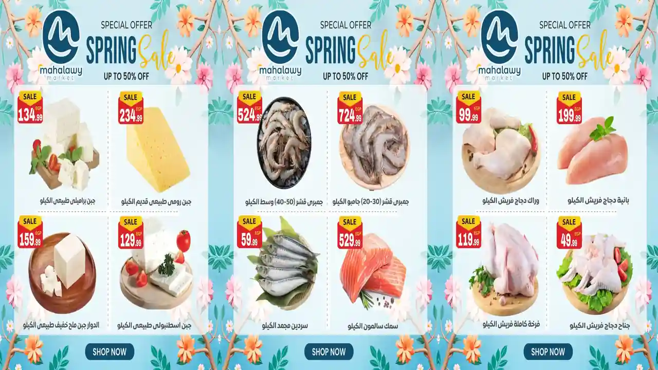 عروض اولاد المحلاوى من 30 مارس حتى 4 ابريل 2026 عروض الربيع