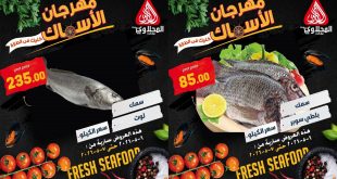 عروض المحلاوى ماركت مهرجان الاسماك الاربعاء و الخميس 6-7 مايو 2026