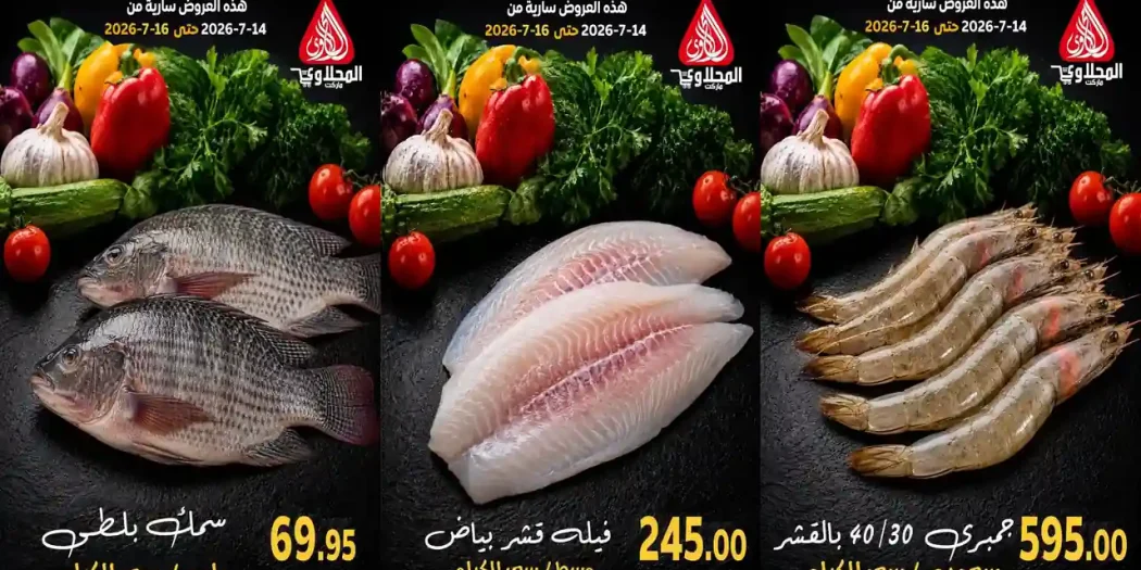 عروض المحلاوى ماركت 14 حتى 16 يوليو 2026