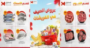عروض المحلاوى ستورز الويك اند 9 - 12 يوليو 2026 فرع مسطرد