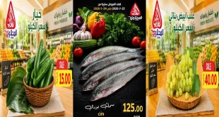 عروض المحلاوى ماركت أسماك و خضار و فاكهة من 22 – 24 يوليو 2026