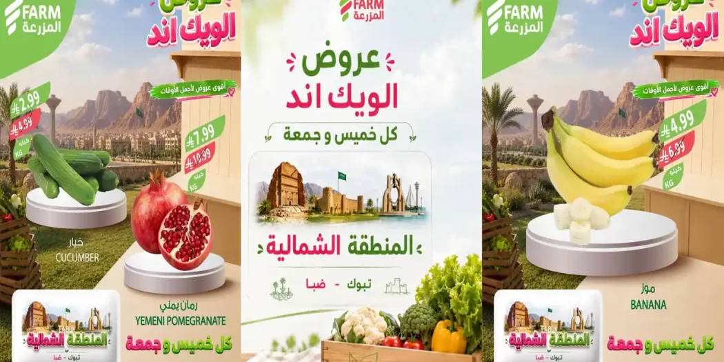 عروض المزرعة الشرقية 15 و 16 أكتوبر 2026 الويك اند